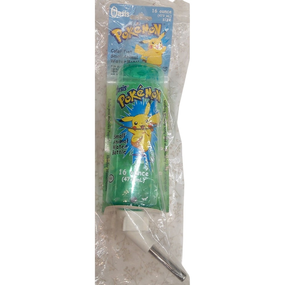 VTG 2002 Pokémon Small Animal Water Bottle Pikachu Official Nintendo Licensed